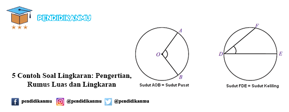 5 Contoh Soal Lingkaran Pengertian Rumus Luas Dan Lingkaran